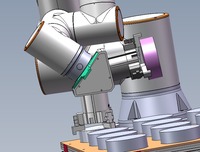 Robot collaboratif 6 axes à automatisation, charge utile 10 kg, boîte de vitesses pour robotique, double pince, IP54, personnalisable OEM