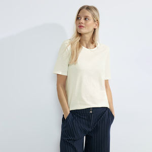 Camisetas de mujer al por mayor de fábrica Quickdry Lightweight Custom Logo Printing Streetwear Camisetas sólidas - Product Image 1