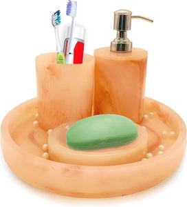 Ensemble de salle de bain en résine avec des formes et des tailles uniques pour divers styles de salle de bain au prix Loest Par HF CRAFTS - Product Image 4