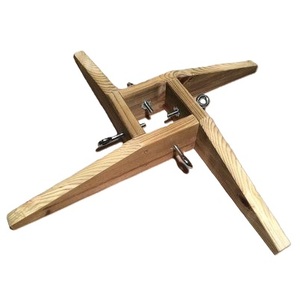 2023 Amazing Design <b>Outdoor</b> Indoor Wooden Christmas <b>Tree</b> Stand Christmas <b>Tree</b> Stand For Live <b>Tree</b> Decoration Adjustable Size - Product Image 1