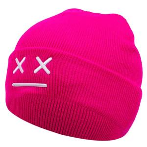 Nouvelle arrivée hiver chaud unisexe lettre bonnet en tricot chapeau extérieur jacquard tricoté chapeaux pour les femmes - Product Image 1