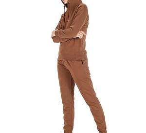 ชุดวอร์มมีฮู้ดสำหรับผู้หญิง สไตล์ลำลอง ใส่สบาย กำลังฮิต ผ้าฝ้าย 100% เนื้อหนา คุณภาพดี สำหรับฤดูหนาว - Product Image 5