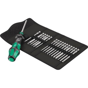 Wera KK Turbo 1 19-Piece <b>Bit</b> Set-Slotted PH PZD <b>TORX</b> 6-Point - Product Image 1