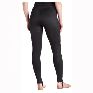 Motorcycle Women <b>Legging</b> Made With High Quality Stretch Material Durable Construction Comfortable Fit Reinforced Knee Panels - Product Image 3
