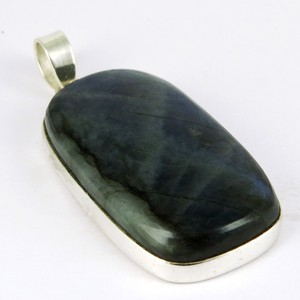 Colgantes de labradorita azul impecable, de Plata de Ley 925, joyería de plata de piedras preciosas, joyería de plata India - Product Image 1