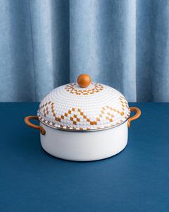 Cazuelas de aspecto moderno de Oriente Medio elegante clásico decorativo Ramadán calentador de alimentos Buffet Hotpot cazuelas calentador de olla caliente - Product Image 5