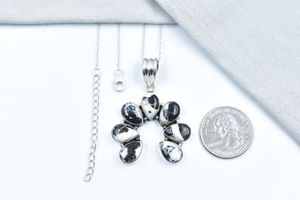 Colgante Najah de plata esterlina de Búfalo Blanco hecho a mano, cadena ajustable, regalo de joyería del Sudoeste para su estilo único - Product Image 4