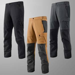 Pantalon de sport extensible pour homme, style américain, pour l'automne, décontracté, antistatique, imperméable, respirant, coupe-vent, long, pour la randonnée - Product Image 4
