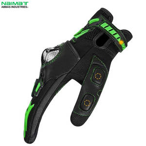 Gants de moto d'hiver Alpha Racing, à doigts entiers, coupe-vent, respirants, antidérapants, unisexes, design personnalisé, en cuir de haute qualité - Product Image 6