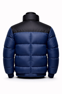 Chaqueta Acolchada Color Block para Hombre, Chaqueta de Invierno con Cuello Alto, Chaqueta Acolchada al por Mayor OEM, Chaqueta Acolchada de Invierno con Logotipo Personalizado para Hombre - Product Image 2