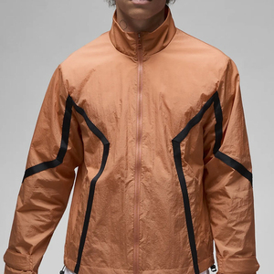 Dernières vestes coupe-vent en toile personnalisées de style High Street Pull Sweat à capuche extérieur imperméable avec col montant et fermeture éclair sur le devant - Product Image 1