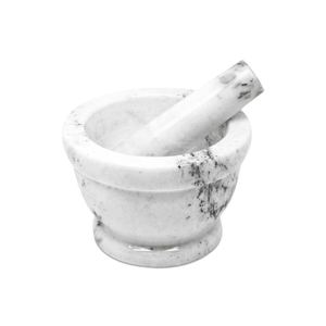 Mortier et pilon en granit 100% outils naturels d'herbes et d'épices grand mortier et pilon en marbre pour la couleur noire au meilleur emballage - Product Image 3