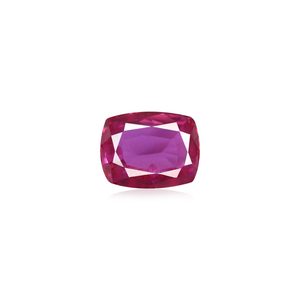 Rubí Facetado de 1.03 Quilates (Piedra Manik) Gema Mineral Roja Natural de 8mm de Alto y 1.5mm de Tamaño, Creado en Laboratorio y Tratado con Calor - Product Image 1