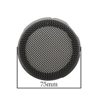 Haut-parleur Grill Cover Round Metal Mesh Guard Protector Dust Cover Remplacement Protection Subwoofer Frame Grille Cover