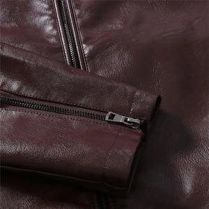 ¡Novedad de 2025! Chaqueta de cuero personalizada de alta calidad para hombre, ropa informal de diseño de alta moda, tela de lona para invierno - Product Image 3