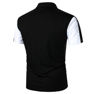 Camiseta Polo de algodón de alta calidad con tela transpirable de secado rápido estilo casual y talla grande para hombres - Product Image 2