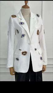 Botones Planos Unisex con Patrones, Cuentas de Polipropileno, Ecológicos, de Lujo, Hechos a Mano, Bordados, para Jeans, Abrigos y Bolsos - Product Image 4