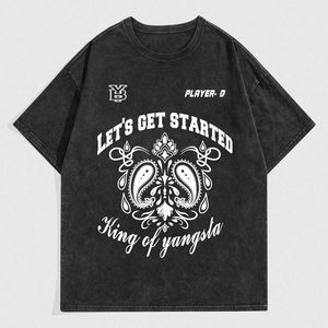 Haute qualité hommes personnalisé DTG DTF impression t-shirts Streetwear été décontracté coton hauts à la mode - Product Image 1