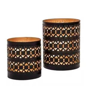 Artfully Designed Metal Votive Soft Glowing Candlelight Lighting for Christmas Decor Enhances Ambiance Tableware Arts - Product Image 1