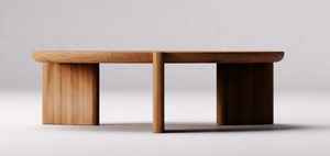 โต๊ะกาแฟทรงกลม KALATRI ทำจากไม้ ทันสมัย เป็นมิตรกับสิ่งแวดล้อม ผลิตด้วยมือ ทนทาน น้ำหนักเบา เหมาะสำหรับตกแต่งบ้าน ใช้ภายในอาคาร - Product Image 5