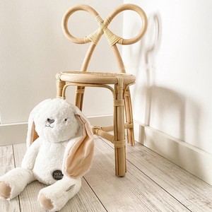 Gran oferta de sillas decorativas para niños con lazo, de bajo costo, de ratán natural, juego de sillas para niños. - Product Image 4