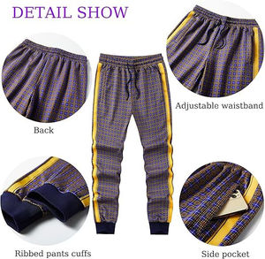 ชุดวอร์มผู้ชายดีไซน์ยอดเยี่ยมแบบ 2 ชิ้น คอตั้ง แขนยาว พร้อมกระเป๋าข้างสองข้าง เสื้อแจ็คเก็ตและกางเกงวอร์ม - Product Image 5