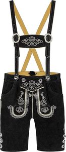 Nuevos pantalones bávaros Trachten Lederhose personalizados, pantalones Lederhosen de cuero auténtico cortos - Product Image 2