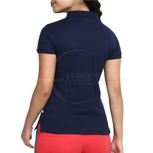Polos para mujer de secado rápido bajo Moq, camiseta Polo para mujer de talla grande, diseño personalizado, camiseta Polo para mujer - Product Image 3