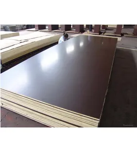 Filmface Outdoor Industrial Melamin 18% Glue Black Or Brown Film Faced Plywood For Construction From Vietnam