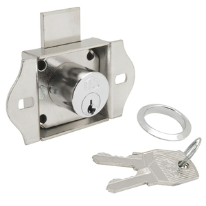 Serratura per Armadietto e Cassetto 101/18 mm. Ottone - Product Image 1