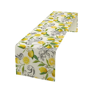 Camino de mesa de algodón personalizado de alta calidad, último diseño con bordado tejido, muebles decorativos para el hogar - Product Image 4