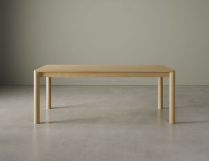 Mesa de Comedor Moderna de Madera Maciza, Marca ARDENA, Forma Rectangular, Elaborada por Expertos en Indonesia Jawa Tengah, Combina Elegancia Atemporal - Product Image 1