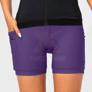 Shorts de sport pour femmes respirants de haute qualité, prix bas, best-seller, sur mesure, en spandex/polyester, écologiques - Product Image 3