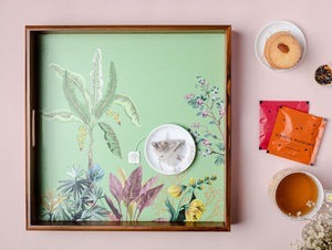 Bandejas de resina MDF Bandeja decorativa para servir platos para hoteles y restaurantes Modelo al por mayor - Product Image 6