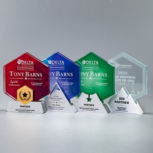 Custom Color-Printed Crystal <b>Trophy</b> Unique UV-Printed Champion Award for Corporate, Sports & Recognition Events - Product Image 3