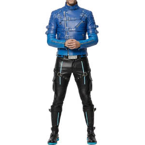 Traje de Carreras de Cuero de Alto Rendimiento para Hombre, con Hebilla, Reforzado, Ligero, para Motocicleta - Product Image 1