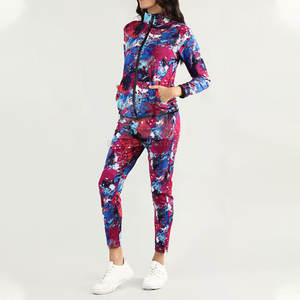 Venta al por mayor de calidad superior ligero mujeres sublimación chándales Jogging Wear ropa mujeres sublimación chándales - Product Image 3