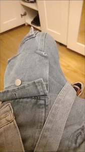 2025 Spring Summer Cargo <b>Men's</b> Large Size Straight Leg <b>Jeans</b> Coated Multi-Pocket Casual Pants Waist Trendy Street Loose Fit - Product Image 6