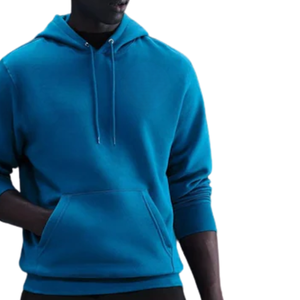 Sweat à capuche en molleton doux bleu sarcelle de qualité supérieure pour homme, sweat à capuche décontracté pour l'hiver, vêtements de rue, chaud, confortable, tendance - Product Image 6