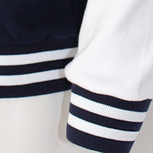 Custom Men's 100% Cotton Canvas Quilted <b>Mandarin</b> <b>Collar</b> Front Logo College Baseball <b>Jacket</b> Printing DDP Shipping - Product Image 3