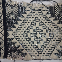 Nouveau Tissu en Coton Écologique 2025 de 42'' en Tissu Khadi Teint en Fil Sergé Lourd Dobby Sans Azo pour Vêtements et Textiles de Maison