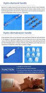 Sistema Profesional de Spa Facial 8 en 1, Pistola de Hidrodermoabrasión, Terapia de Ultrasonido, Pantalla Táctil de Acero Inoxidable para el Acné y el Envejecimiento - Product Image 4