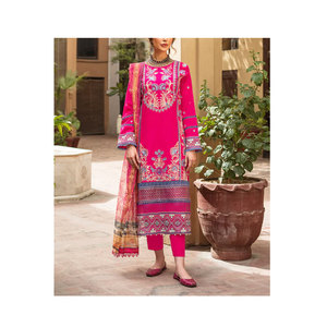 Colección de 3 piezas para mujer, traje de 3 piezas con costuras para césped, ropa india y paquistaní, verano, 2023 - Product Image 1
