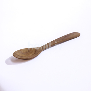 Handmade Natural Teak Wooden Spoon Wooden Handle Dinner Sustainable Material Spoon Brown <b>Flatware</b> for Kitchen Dining - Product Image 3