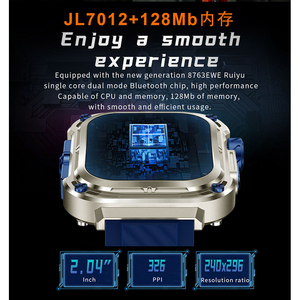 สมาร์ทวอทช์ Z85 Max หน้าจอ IPS ขนาด 44-49 มม. กันน้ำระดับ IP68 ติดตามการนอนหลับ นาฬิกาสปอร์ตสำหรับทุกเพศ - Product Image 4
