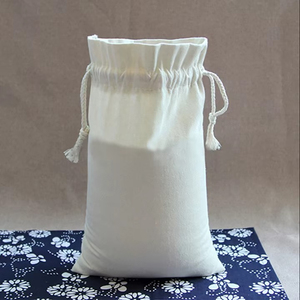 Vente en gros de sac fourre-tout en toile 100% coton imprimé sur mesure pour femmes sac bouteille réutilisable avec fermeture vierge ou imprimé - Product Image 6