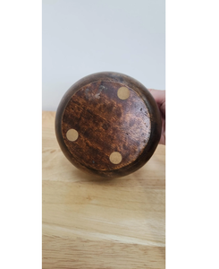 Posavasos de madera de Estilo Vintage único con tallado floral detallado y carrito de madera de la India - Product Image 5