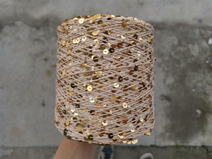 Sequin Chủ Đề Tùy Chỉnh 3Mm + 6Mm Bông Bead Sợi Handmade Sợi Tự Làm Đan Hạt Sợi Sequin Chủ Đề 6Mm - Product Image 3