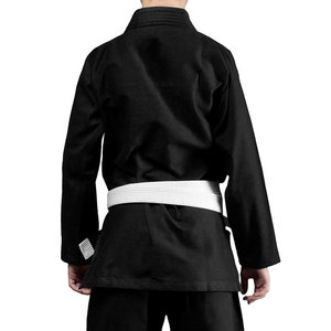 Premium Contender Kids BJJ Gi en negro clásico 100% uniforme de algodón para entrenamiento y competición de artes marciales juveniles - Product Image 2