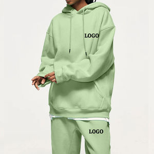 Survêtements de jogging à manches longues de meilleure qualité pour femmes Sports d'hiver Survêtement Vêtements d'entraînement Col à capuche Ensemble 2 pièces pour adultes - Product Image 3